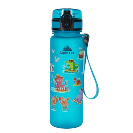 Παγούρι AlpinTec Kids Activities 500ml Γαλάζιο - Sea Animals