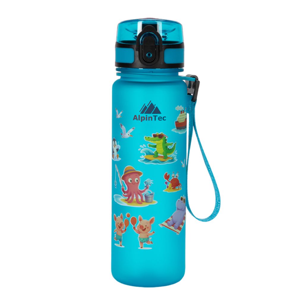 Παγούρι AlpinTec Kids Activities 500ml Γαλάζιο - Sea Animals Παγούρι AlpinTec Kids Activities 500ml Γαλάζιο - Sea Animals - Image 1