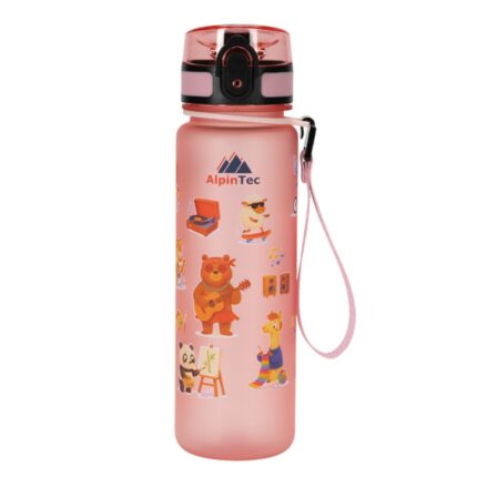 Παγούρι AlpinTec Kids Activities 500ml Ροζ - Hobby Animals
